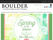 Tablet Screenshot of boulderfurnitureandmattress.com